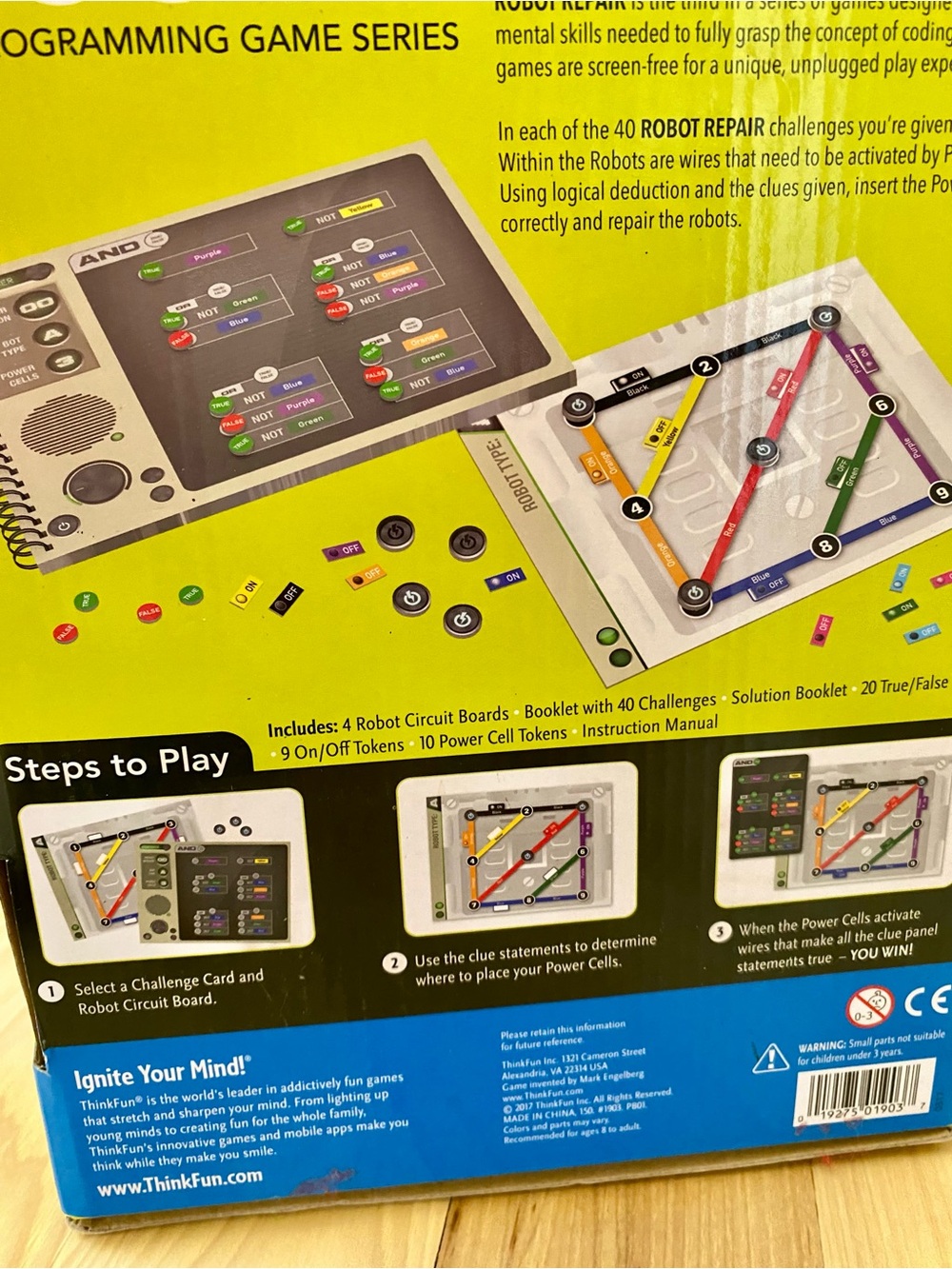 NIB Think Fun Code Programming Game Robot Repair - Picture 6 of 6